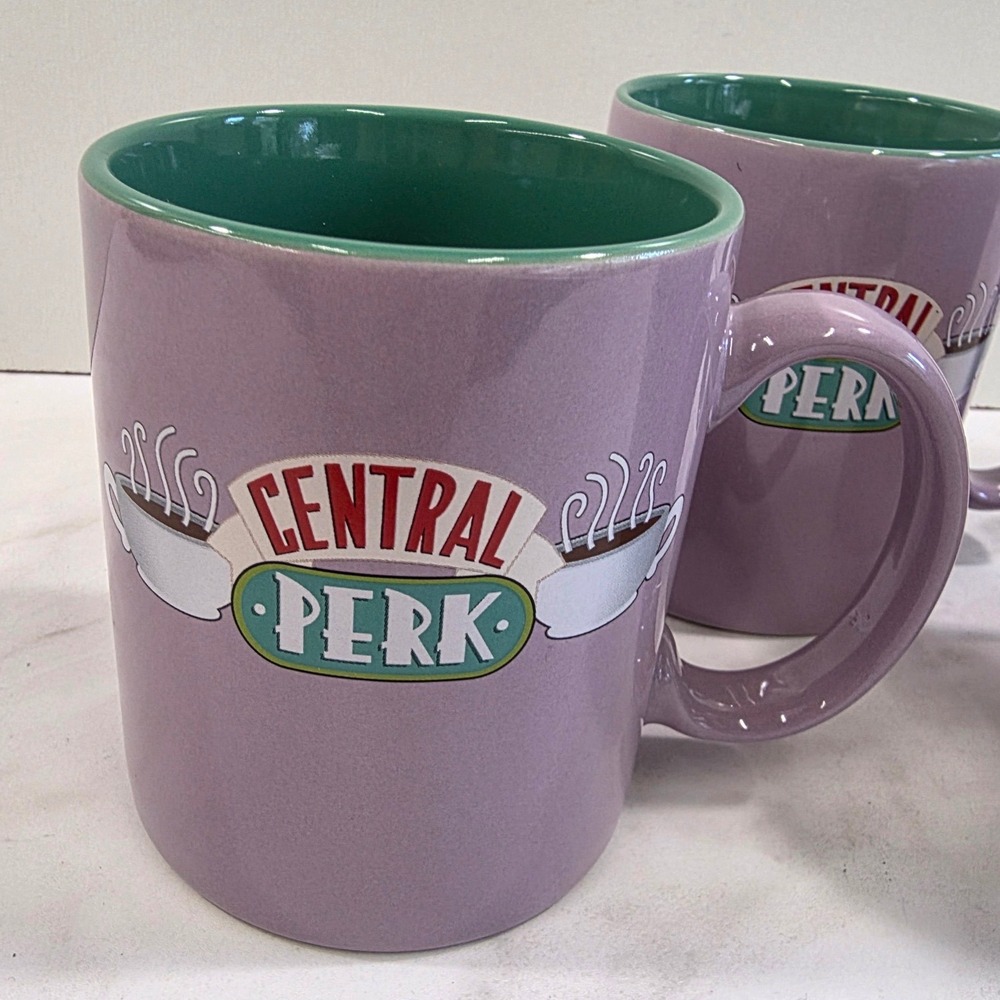 90s Sitcom Coffee Mug Set of 3 Central Perk Friends TV Show Fan Merch Nostalgia
